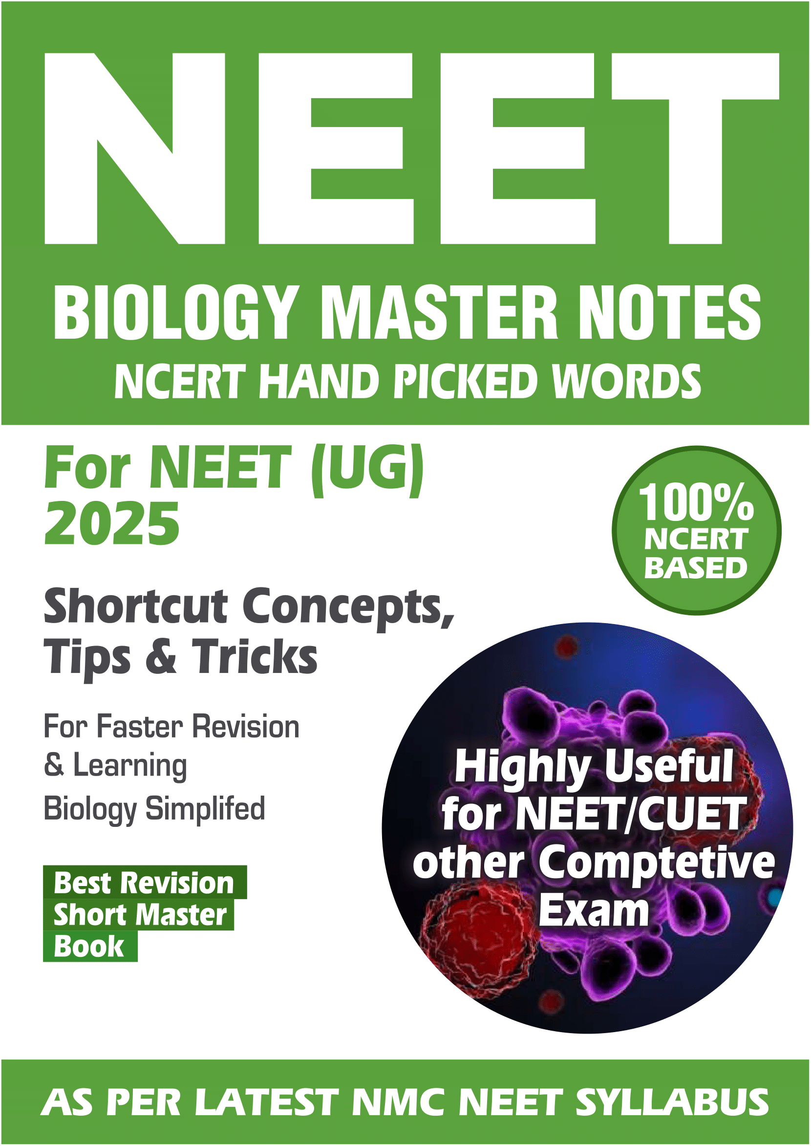 Biology Complete NEET Notes (Class 11 & 12) | NCERT Line-to-Line | Updated for NEET 2025